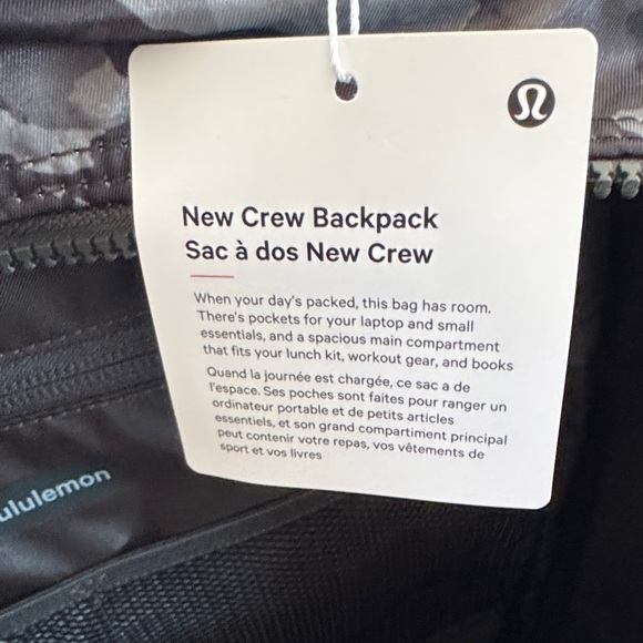 Lululemon New Crew Backpack – NWT - Picture 11 of 12